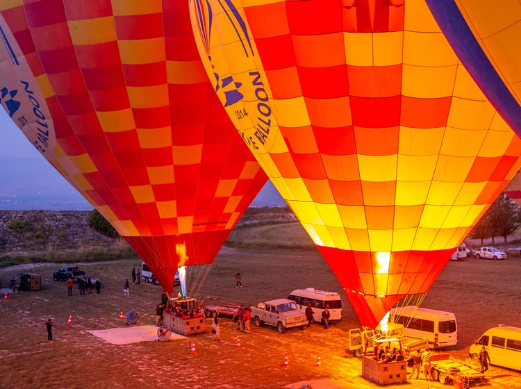 Полет на воздушном шаре из Ичмелера + Экскурсия в Памуккале