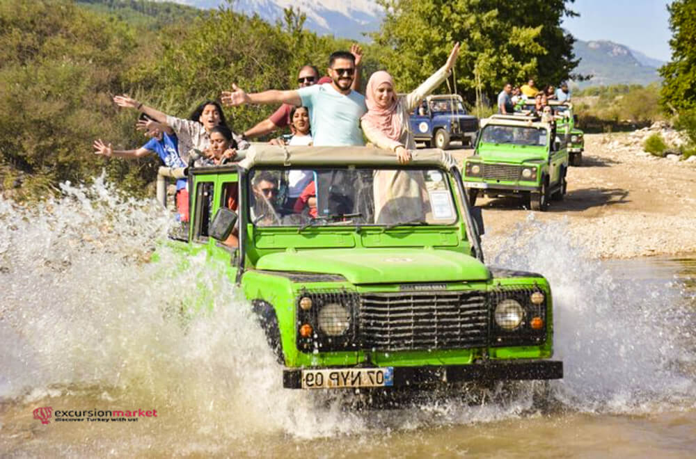 Marmaris Jeep Safari Tour - 4x4 Off-Road - Waterfall and Water Fight